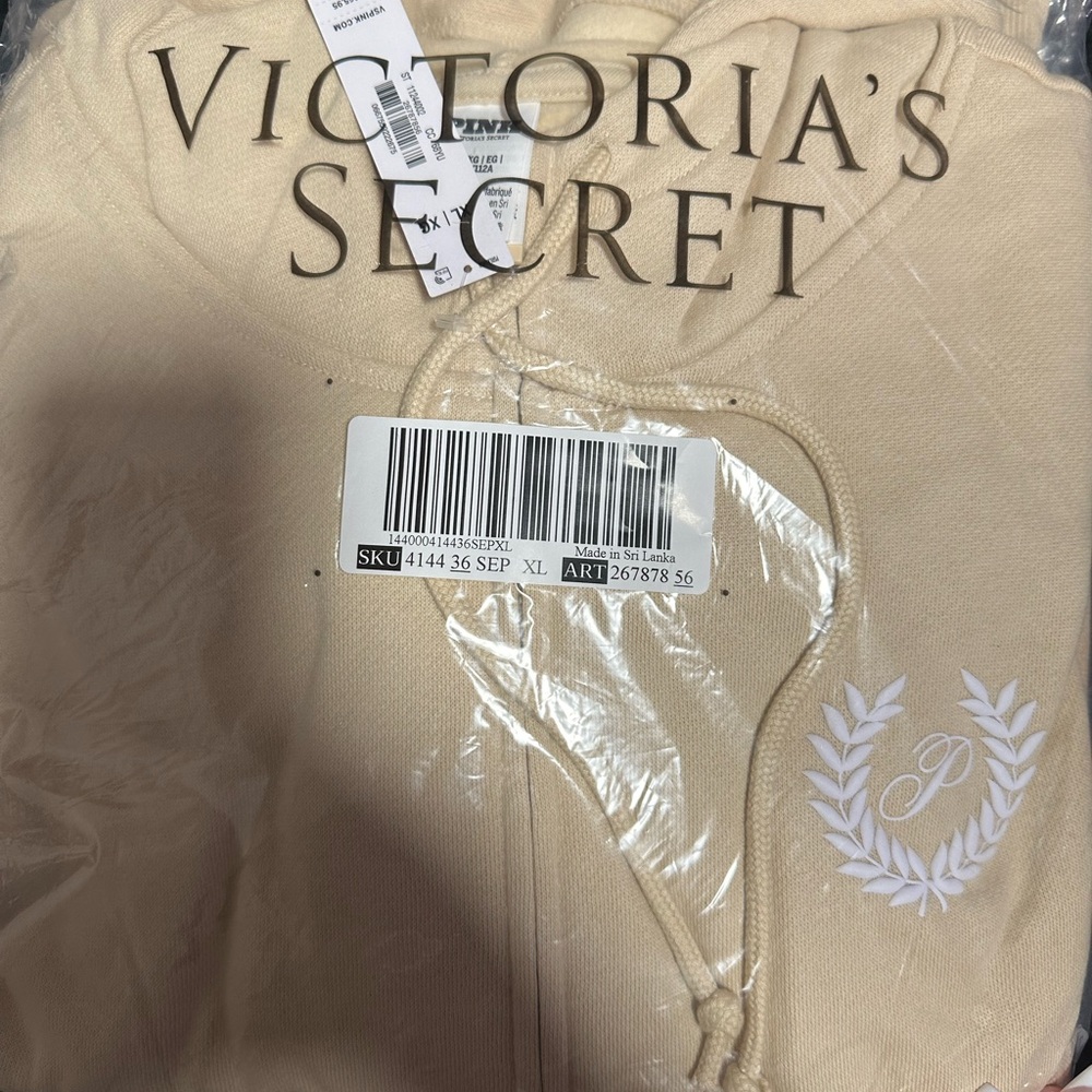 Victoria's Secret Cream Hoodie